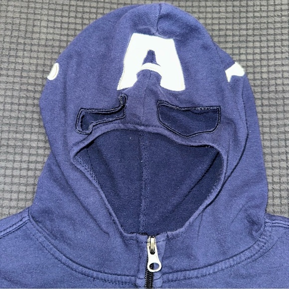 Marvel Blue and Red Star Hoodie - Picture 2 of 6